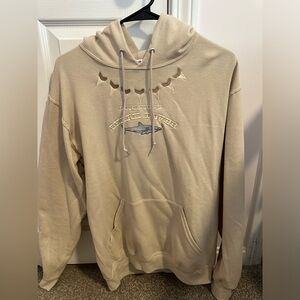 Super cool/unique surf trip supply embroidered hoodie